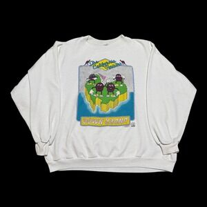 Vintage 80s The California Raisins Down Under White Sweatshirt Men's S Oversized